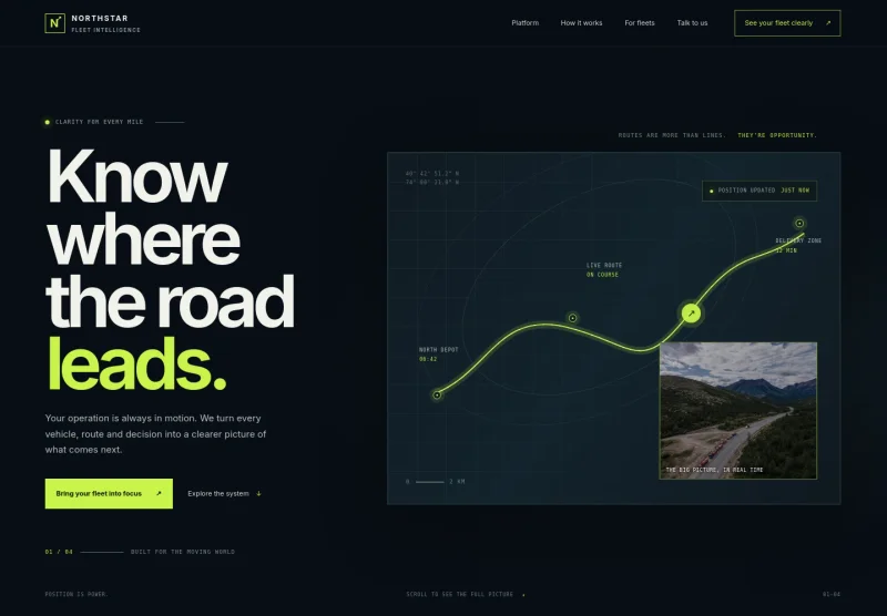 Vehicle Tracking Website Template