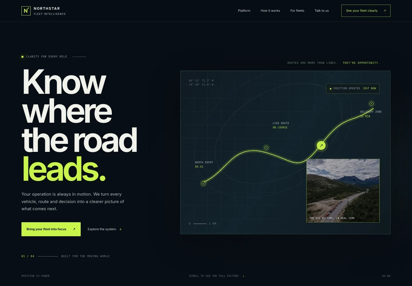 Vehicle Tracking Website Template
