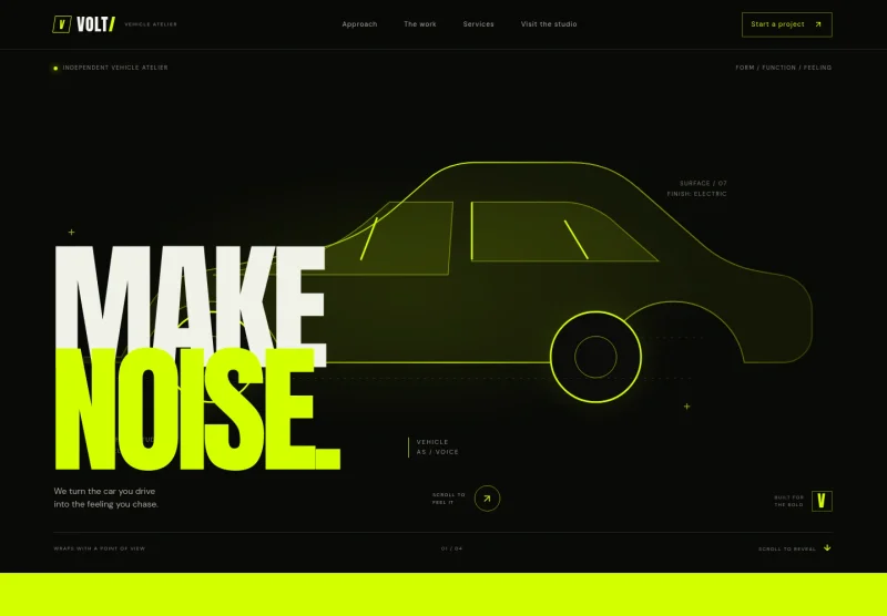 Vehicle Wrap Website Template