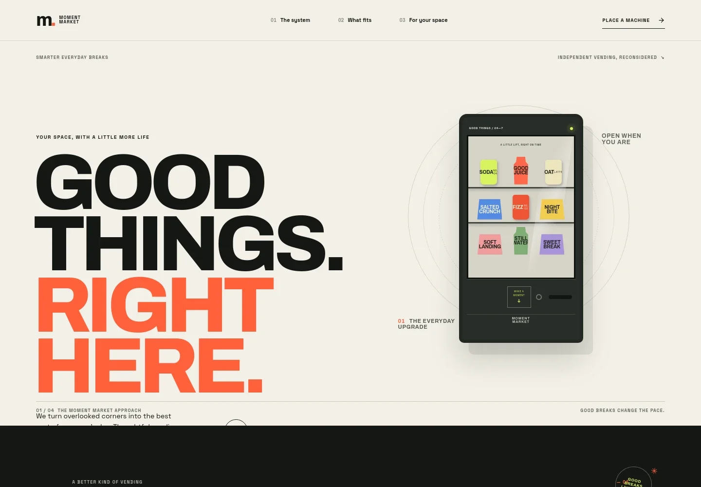 Vending Machine Business Website Template