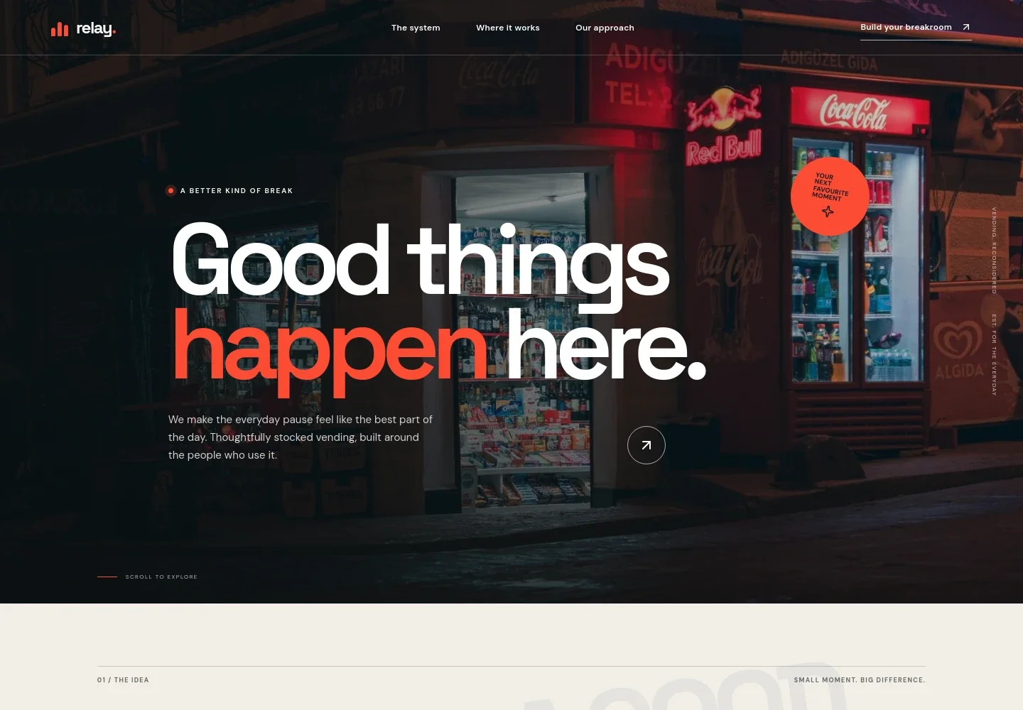 Vending Machine Supplier Website Template