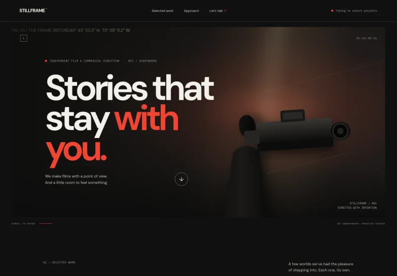 Video Director Website Template