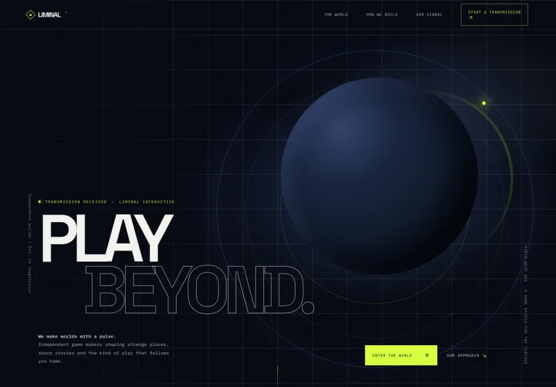 Video Game Website Template
