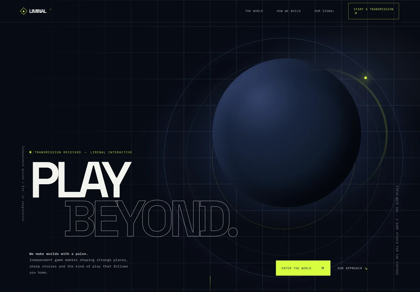 Video Game Website Template