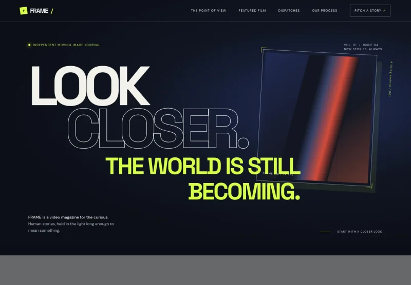 Video Magazine Website Template