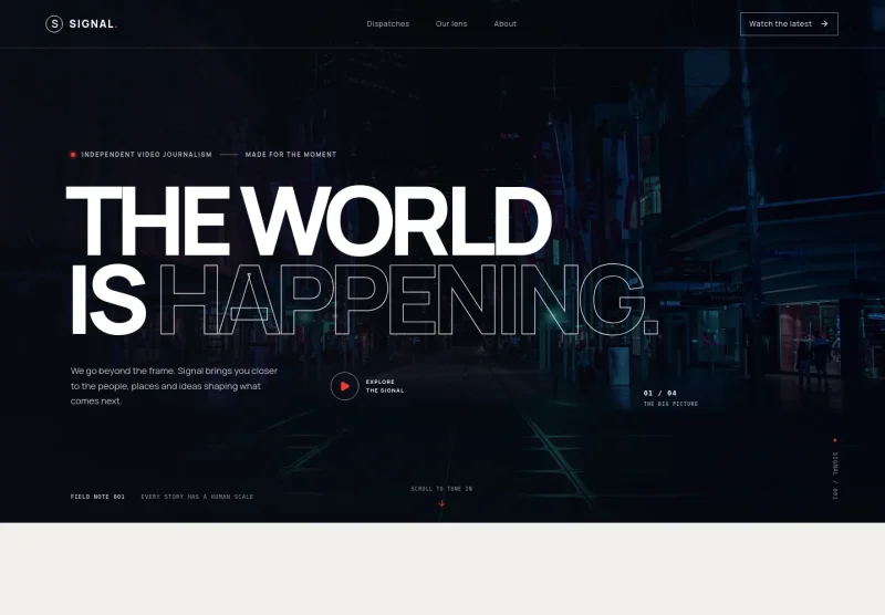 Video News Website Template