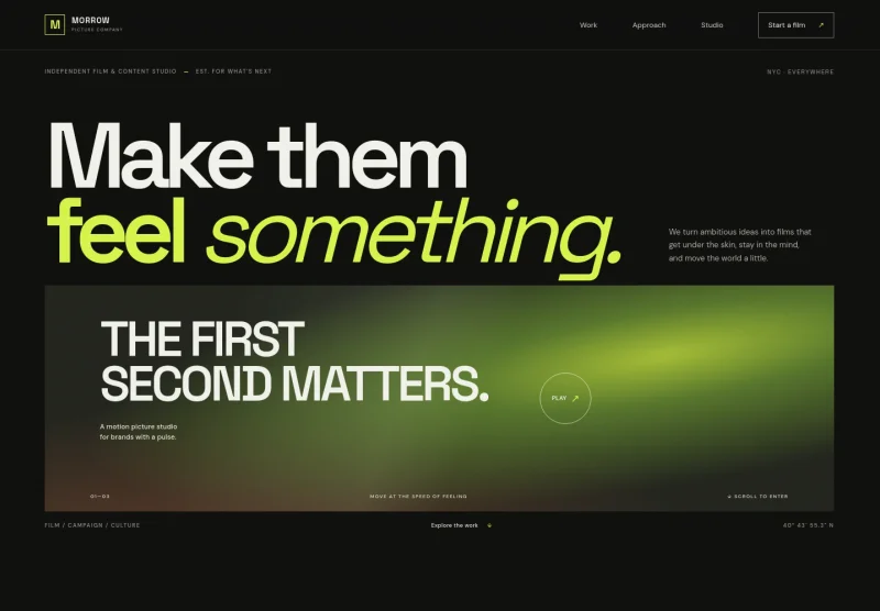 Video Studio Website Template