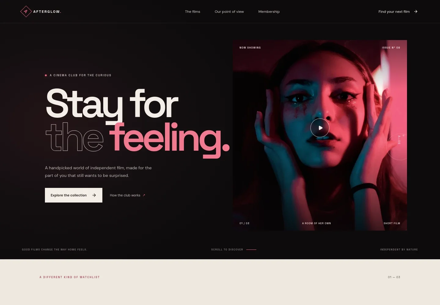 Video Subscription Website Template