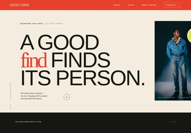 Vintage Clothing Website Template