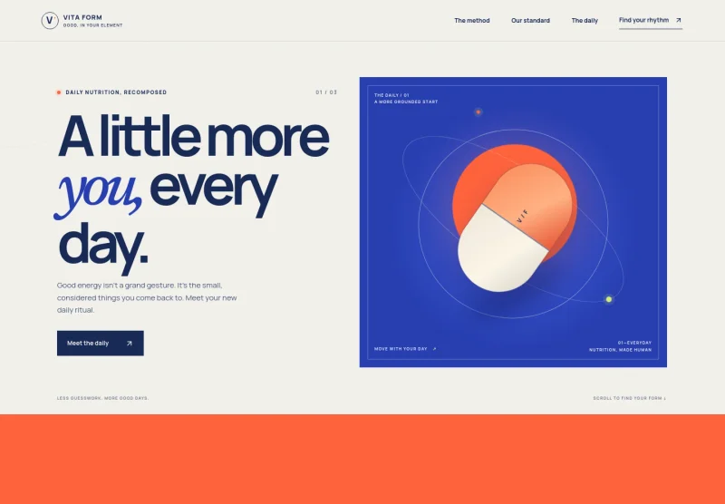 Vitamin Website Template