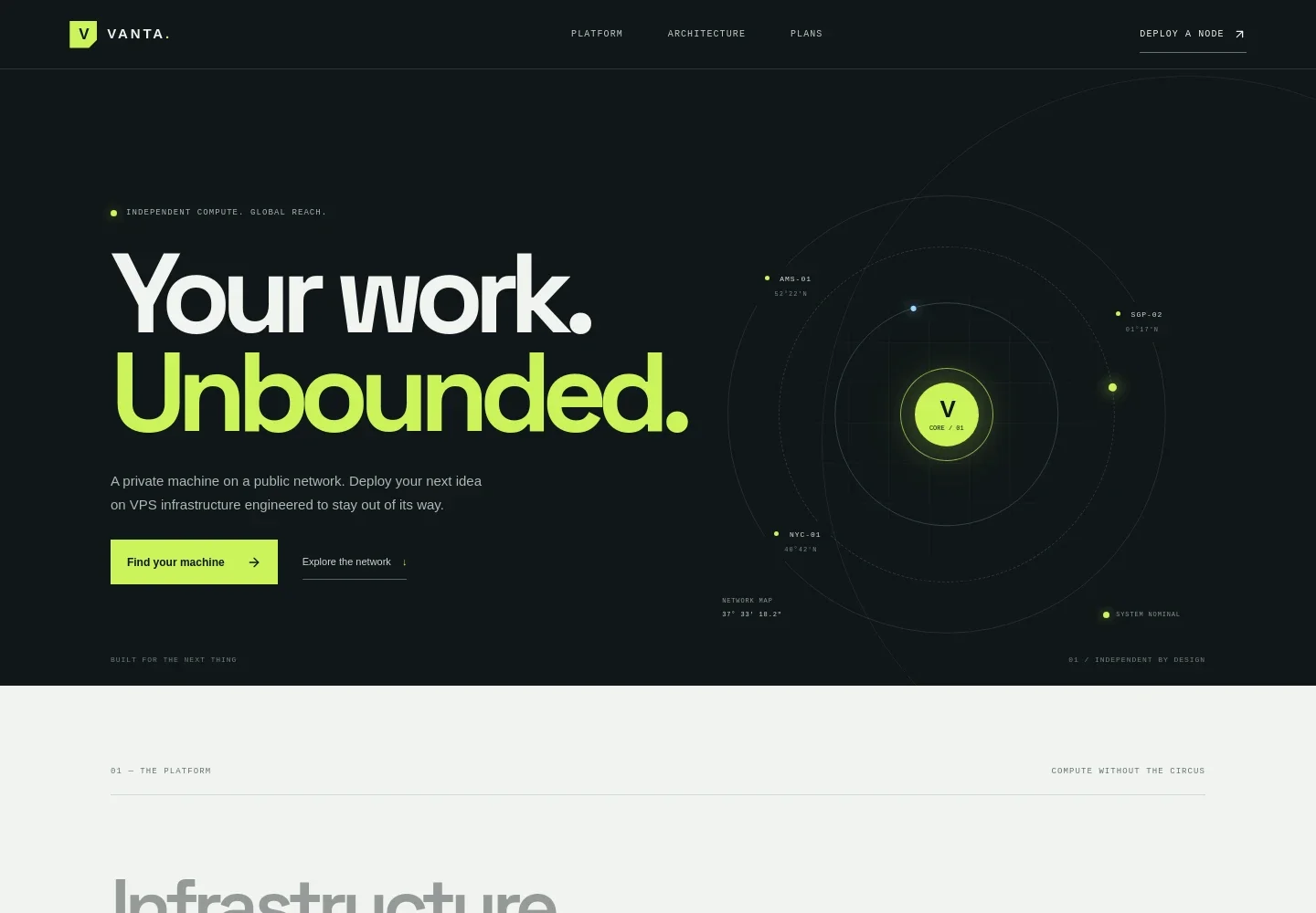 VPS Hosting Website Template