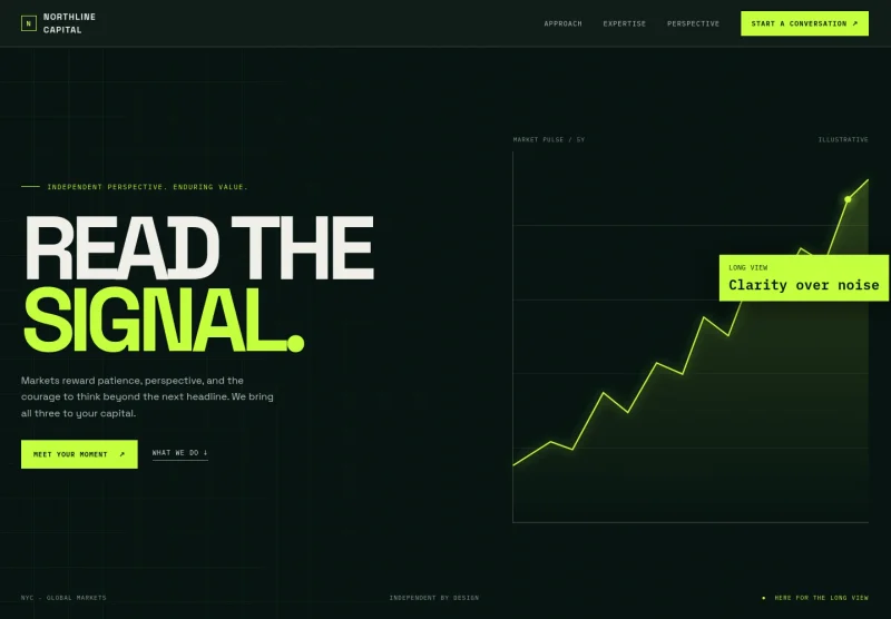 Wall Street Website Template