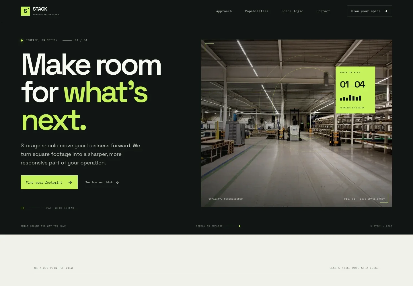Warehouse Storage Website Template