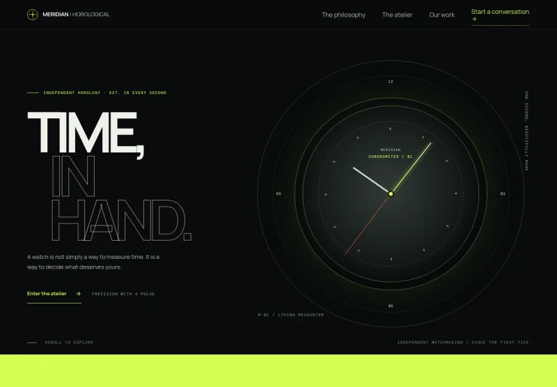 Watchmaker Website Template