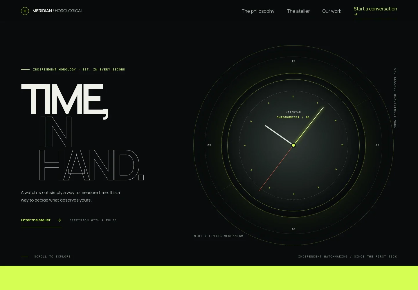 Watchmaker Website Template