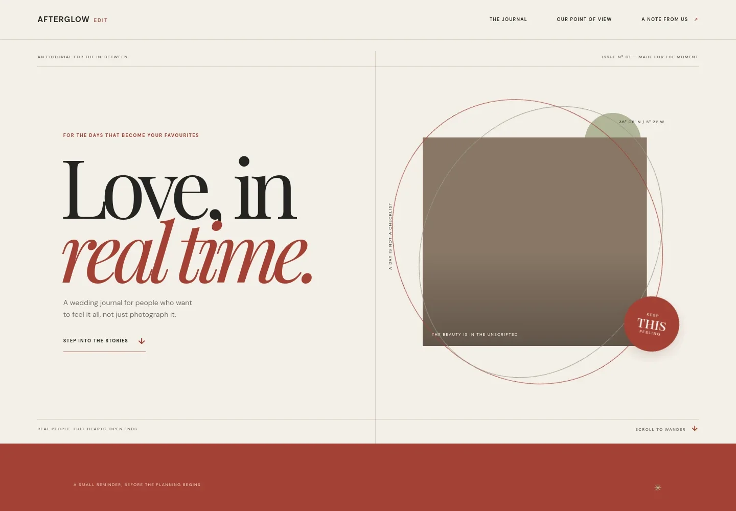 Wedding Blog Website Template
