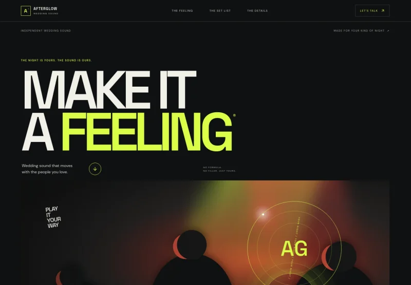 Wedding DJ Website Template