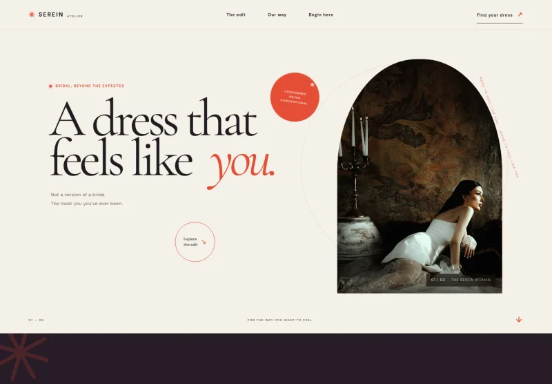 Wedding Dress Website Template