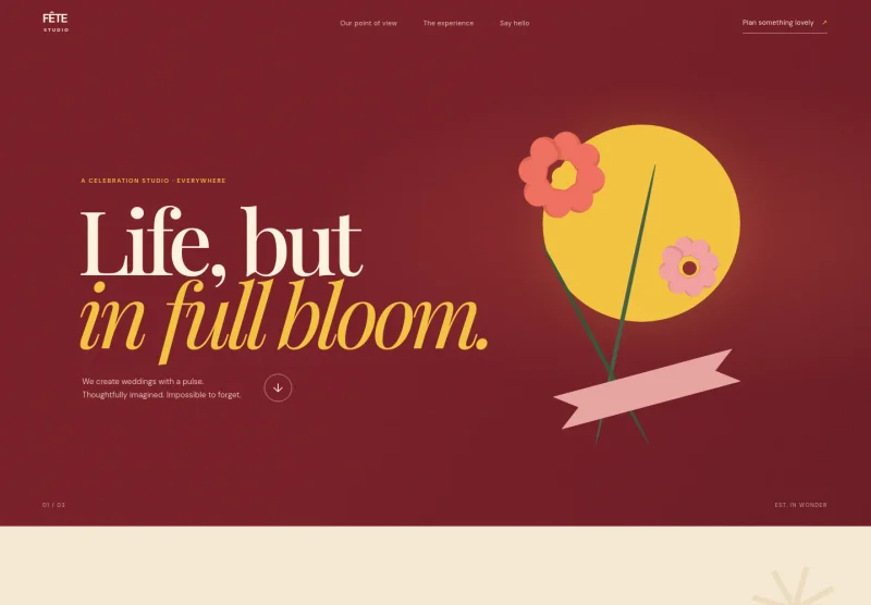 Wedding Event Planner Website Template