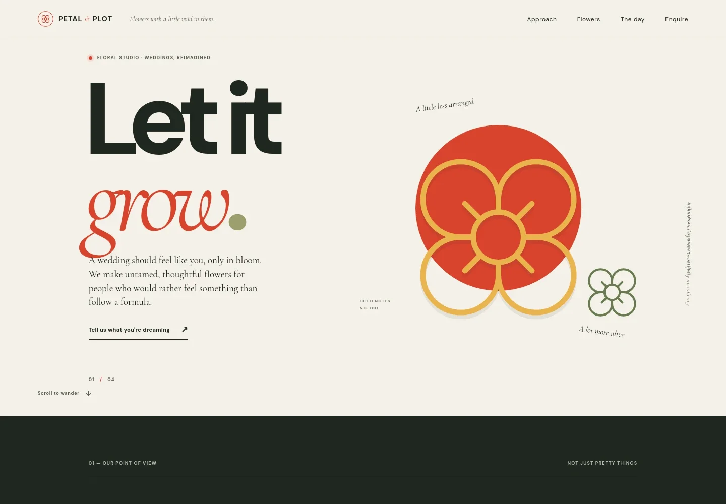 Wedding Florist Website Template