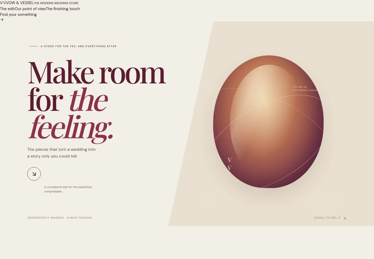 Wedding Store Website Template