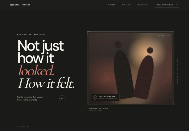 Wedding Videography Website Template