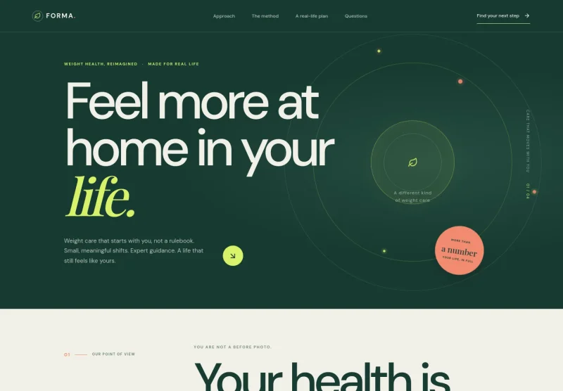 Weight Loss Website Template