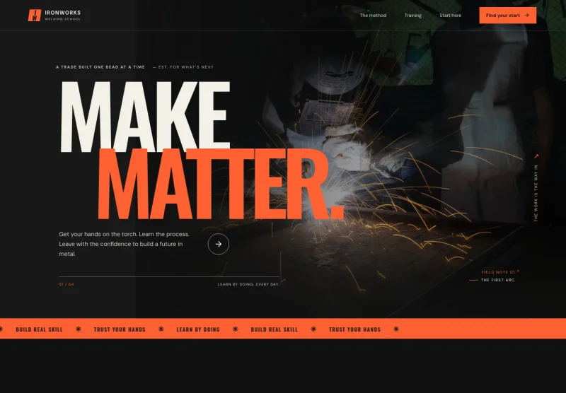 Welding School Website Template