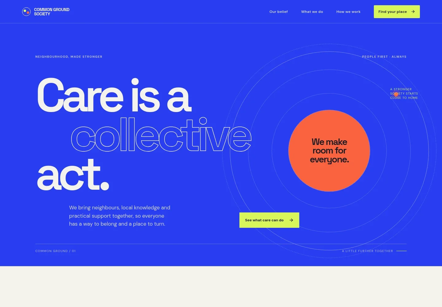 Welfare Society Website Template