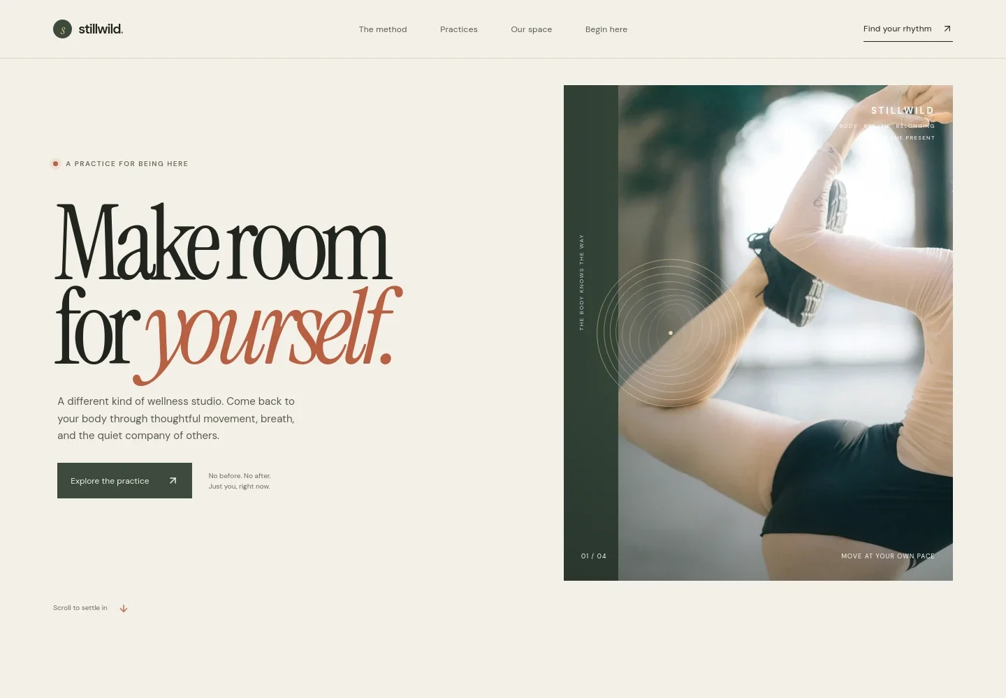 Wellness Website Template