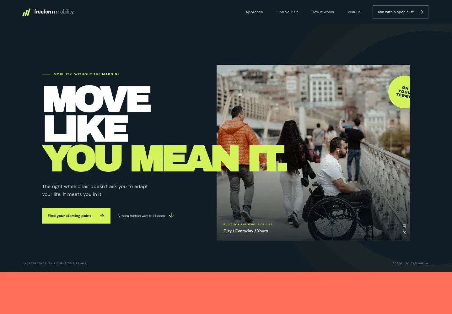 Wheelchair Store Website Template