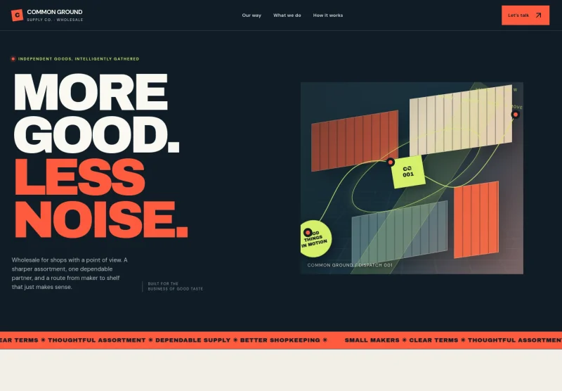 Wholesale Website Template
