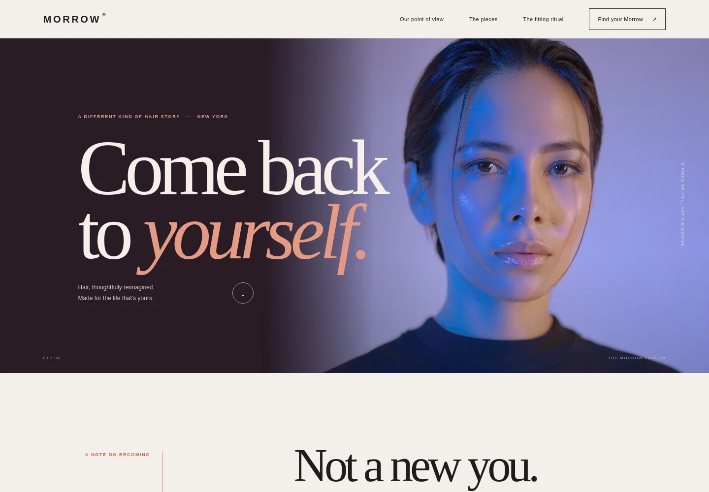Wig Website Template