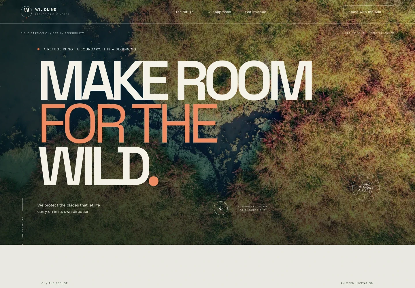 Wildlife Refuge Website Template