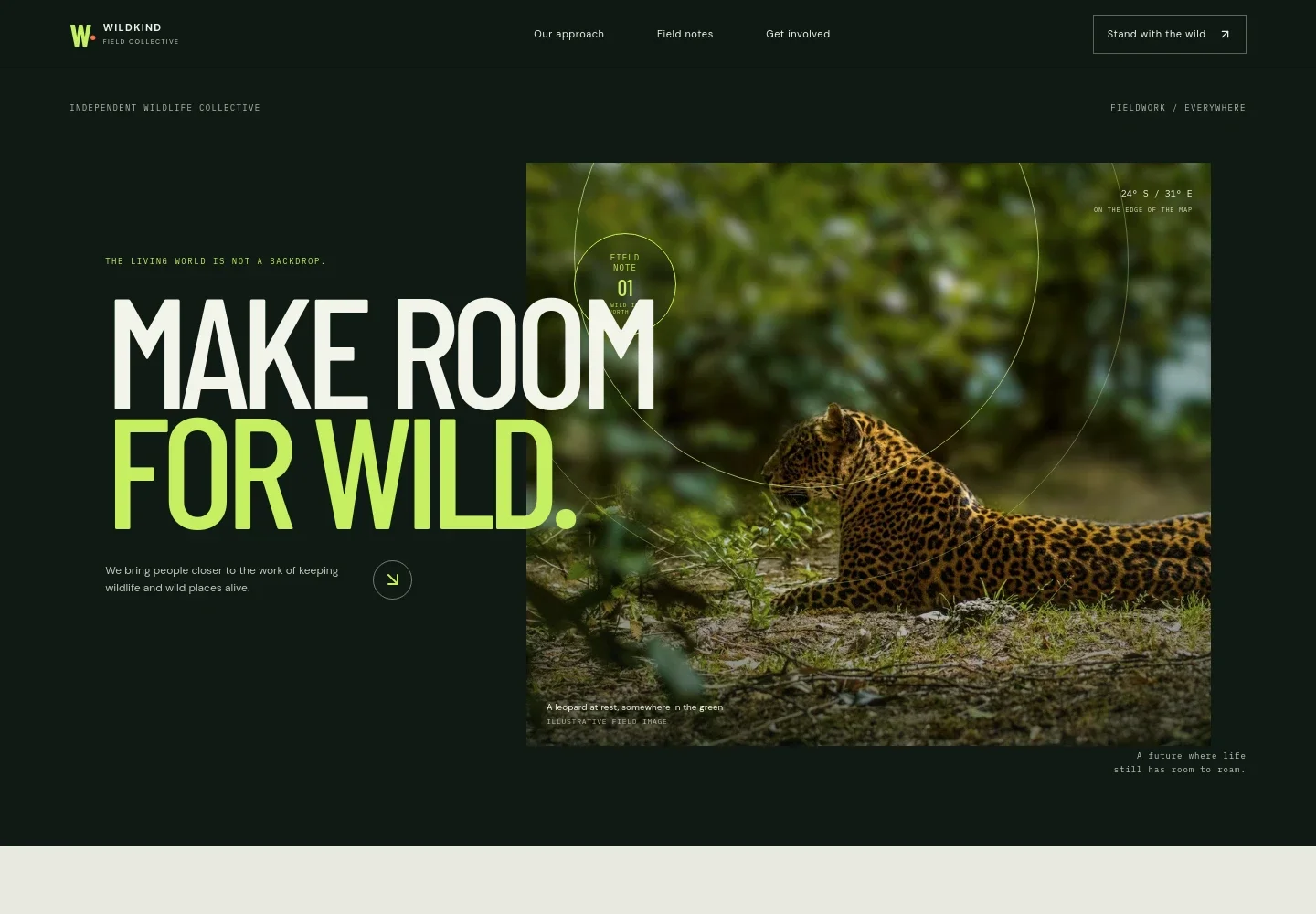 Wildlife Website Template
