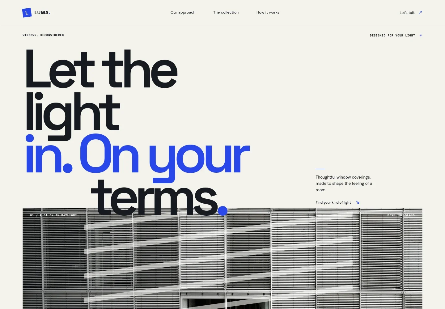 Window Blinds Website Template