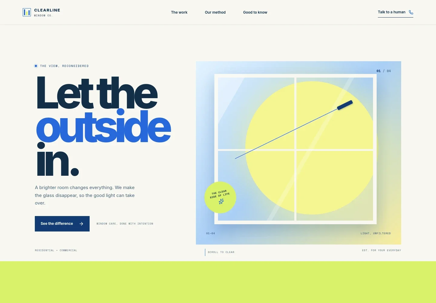 Window Cleaning Website Template