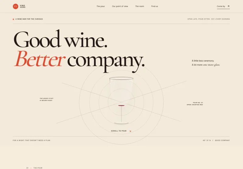 Wine Bar Website Template
