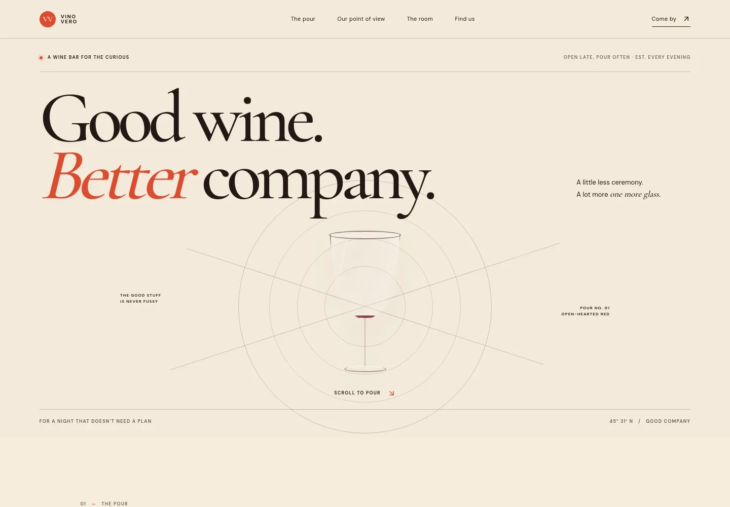 Wine Bar Website Template