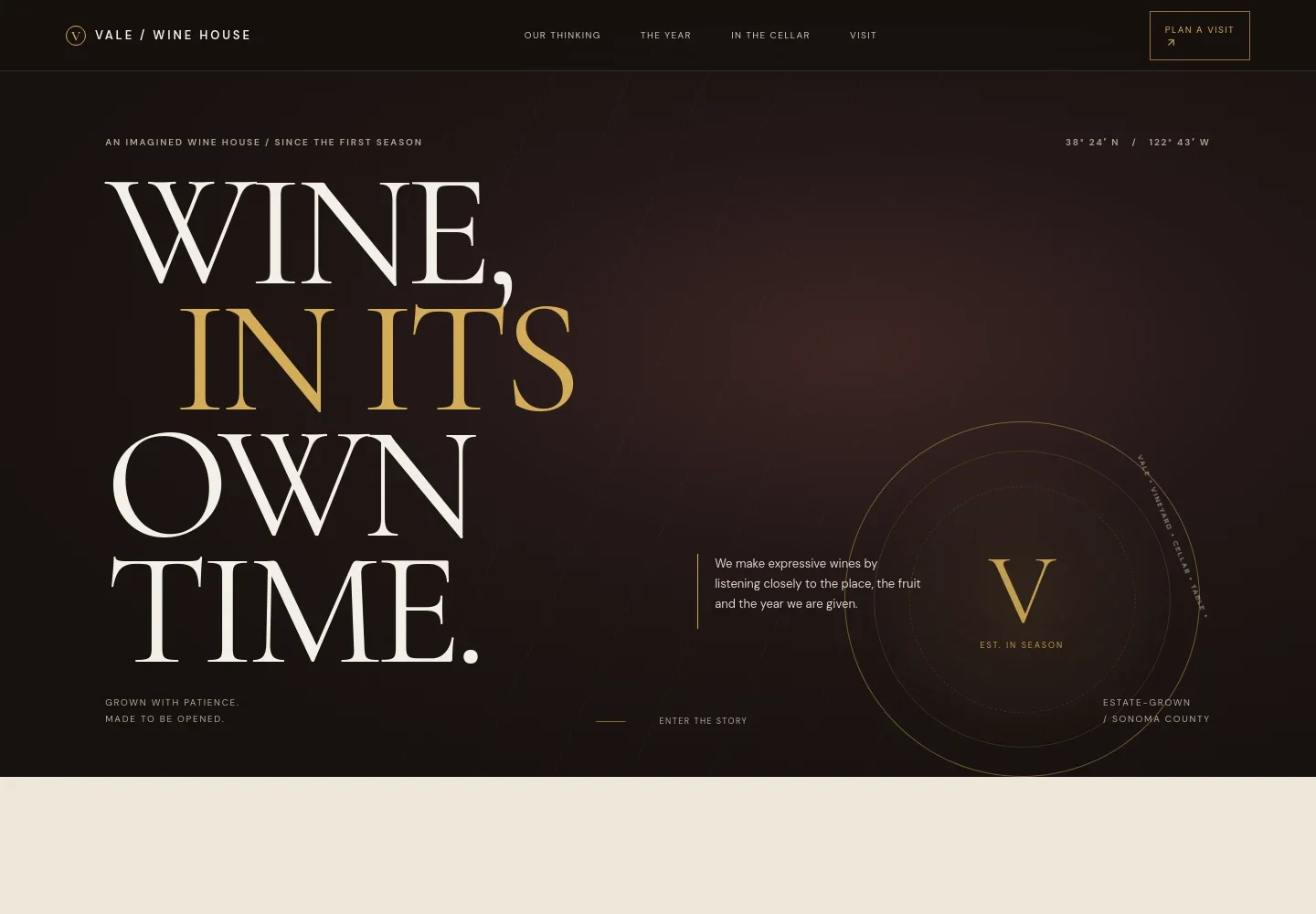 Winery Website Template