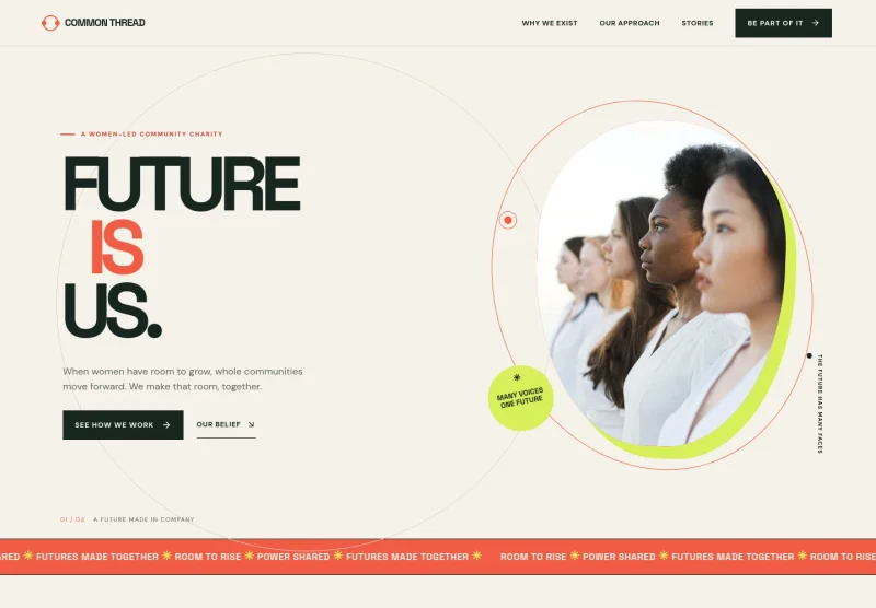 Women Charity Website Template