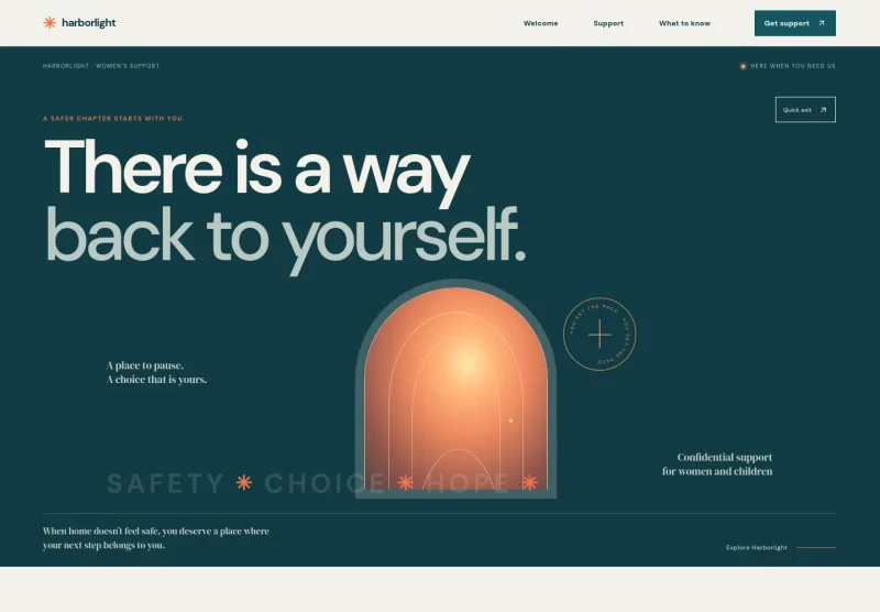 Women's Shelter Website Template