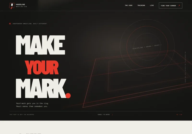 Wrestling Website Template