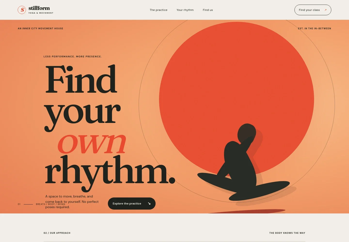 Yoga Studio Website Template