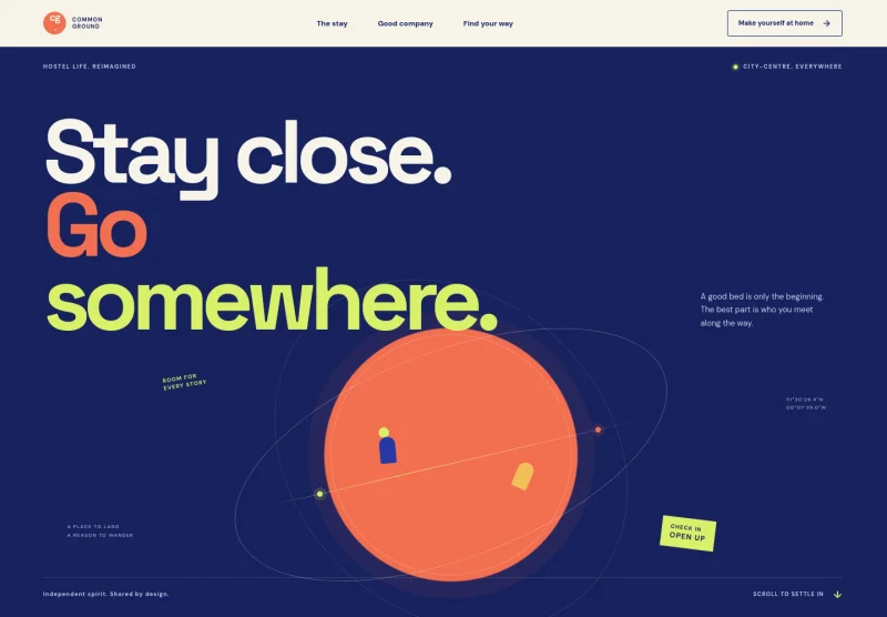 Youth Hotel Website Template