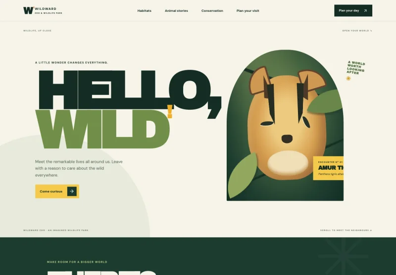 Zoo Website Template